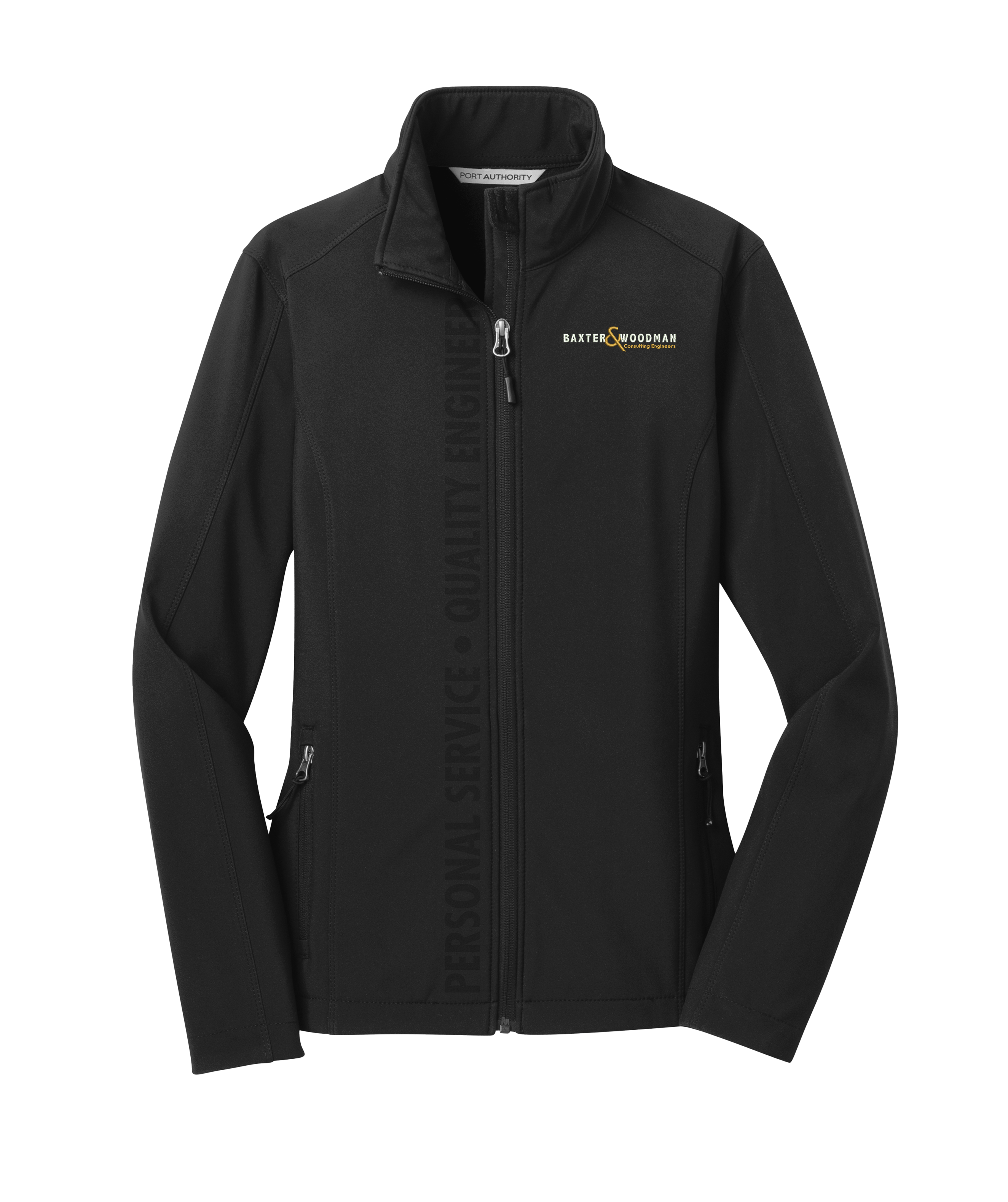 Laser Etched Port Authority® Ladies Core Soft Shell Jacket