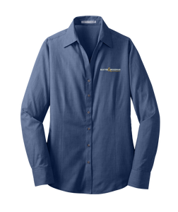 Port Authority® Ladies Crosshatch Easy Care Shirt